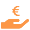 icone remboursement orange